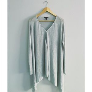 Eileen Fisher Cloud Blue Gray Sweater Tunic